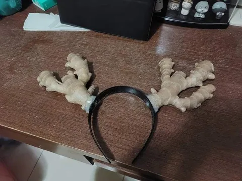 Оленьи рога из имбиря