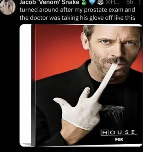 Doctor Taking Off His Glove