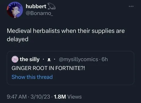 Medieval Herbalists Await Ginger Root