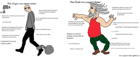The Virgin Open Letter vs Chad Support Letter