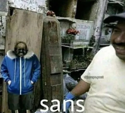 Sans Laughing in the Alley
