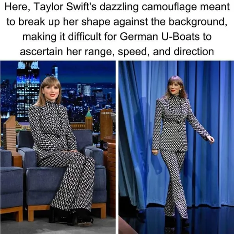 Taylor Swift's Dazzling Camouflage