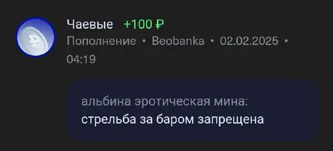 Стрельба за баром запрещена