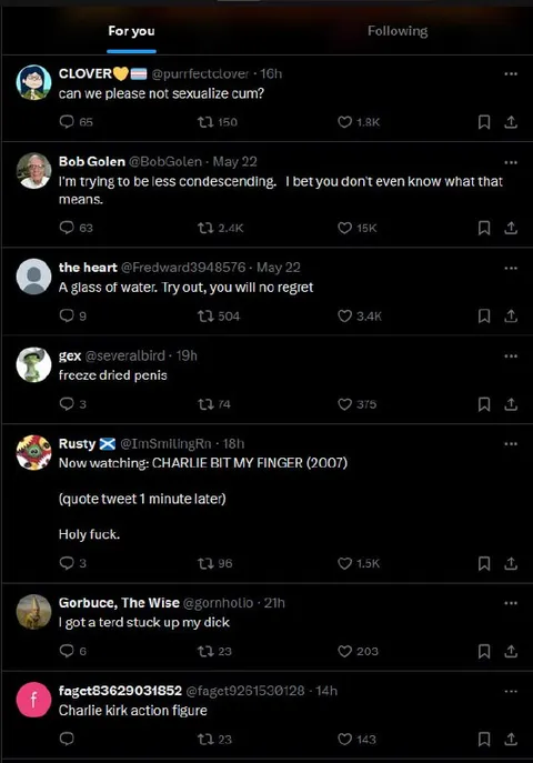 Assortment of Unhinged Replies
