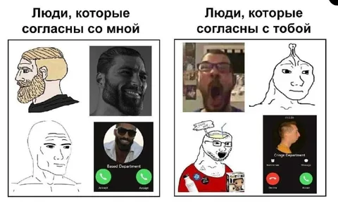 Люди, которые согласны со мной и тобой