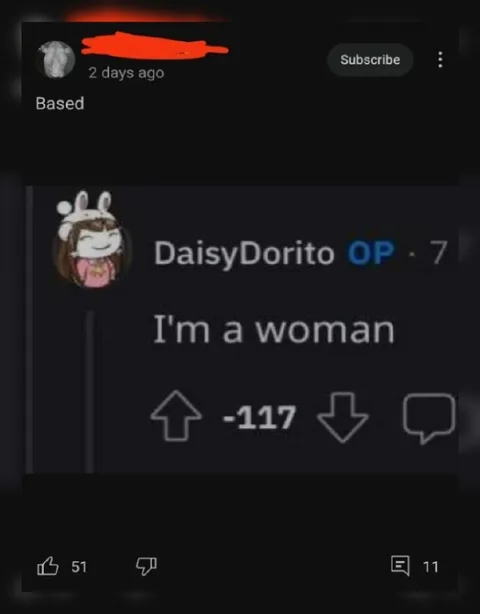 I'm a Woman Downvoted
