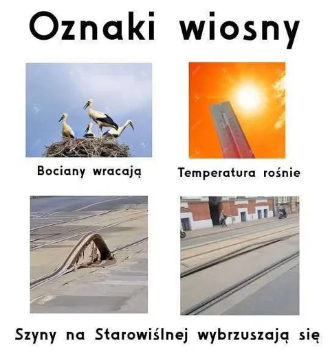 Oznaki wiosny na Starowiślnej