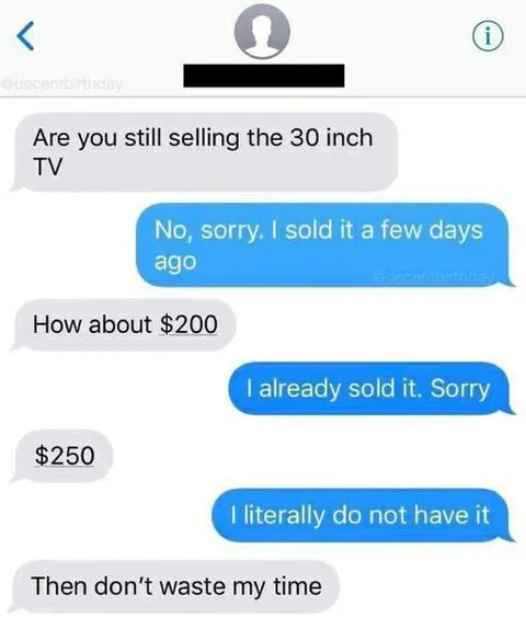 Then Don't Waste My Time