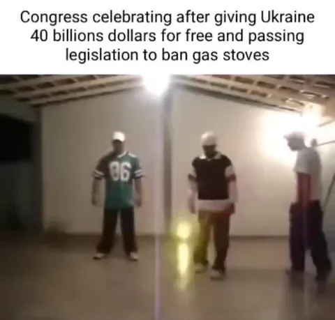 Congress Dancing After Ukraine Aid