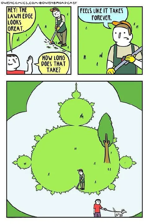Lawn Edge Takes Forever