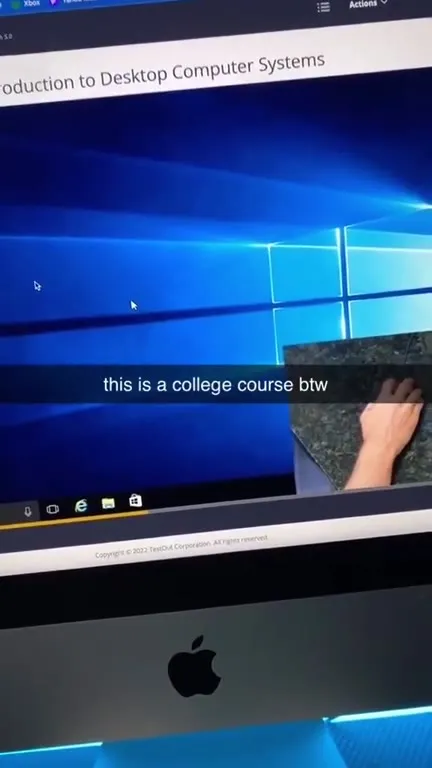 College Course Is Just Moving a Hand