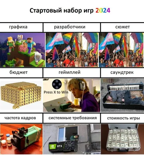 Стартовый набор игр 2024