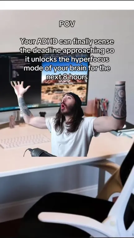 ADHD Deadline Hyperfocus
