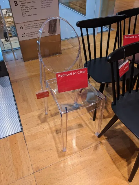 Reduced to Clear Chair