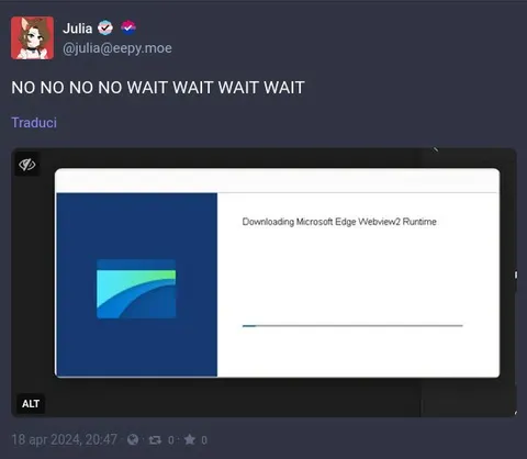 NO NO NO WAIT Microsoft Edge
