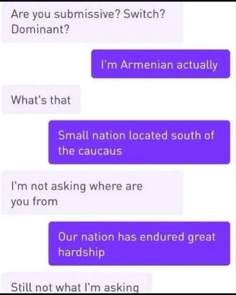 Armenian Conversation Misunderstanding