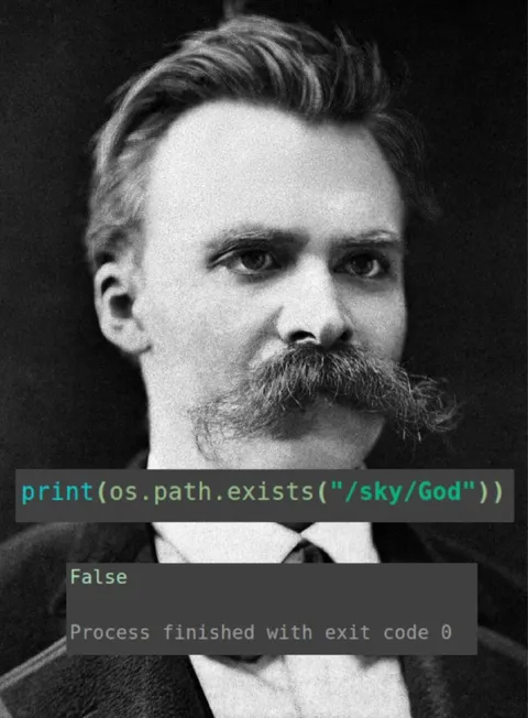 Nietzsche Checks for God