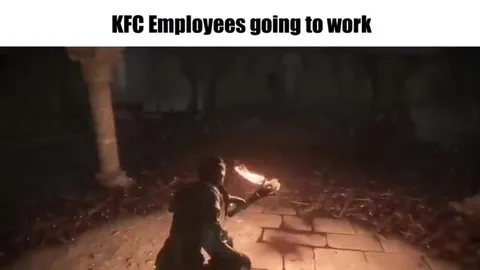 KFC Employees Going to Work