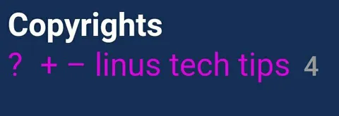 Linus Tech Tips Copyright Puzzle