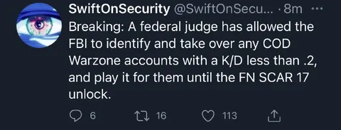 FBI Takes Over Low K/D Accounts