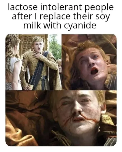 Lactose Intolerant People Try Cyanide