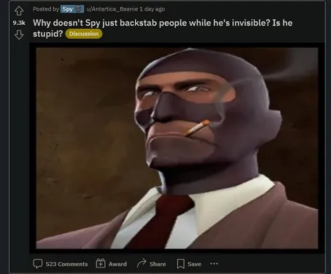 Invisible Spy Backstab Question