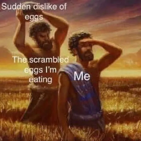 Sudden Dislike of Eggs