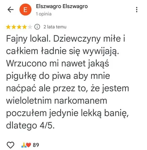 Wieloletni narkoman i piwo
