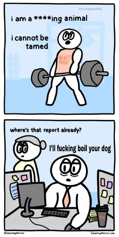 Beast Mode Office Rage