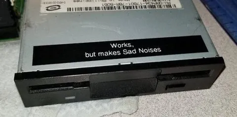 Works but Makes Sad Noises