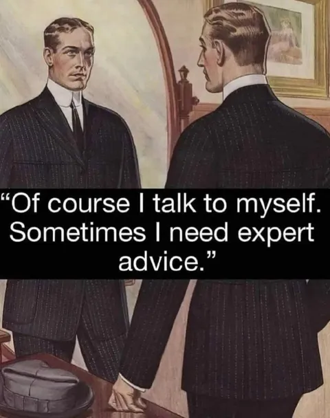 Talking to Myself for Expert Advice