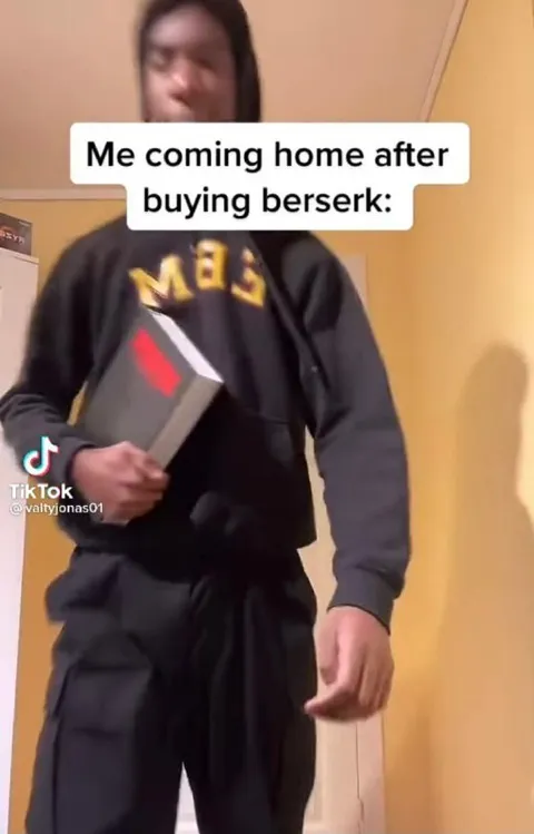 Coming Home After Buying Berserk