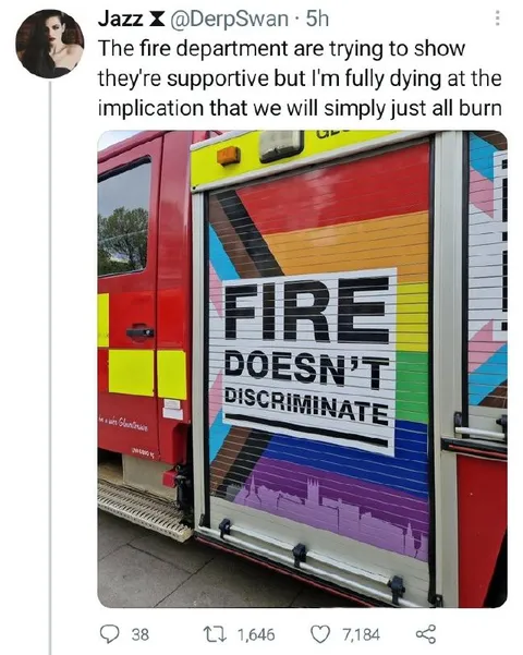 Fire Department Supportive Message