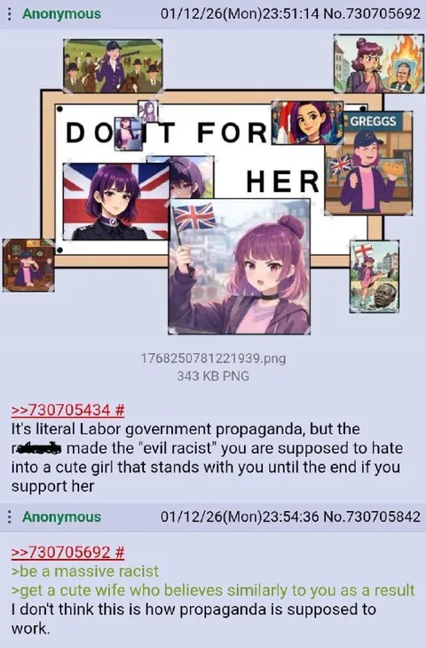 Do It for Her propaganda collage