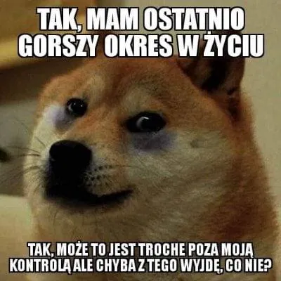 Doge ma gorszy okres