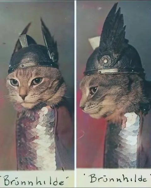 Brünnhilde die Wikingerkatze