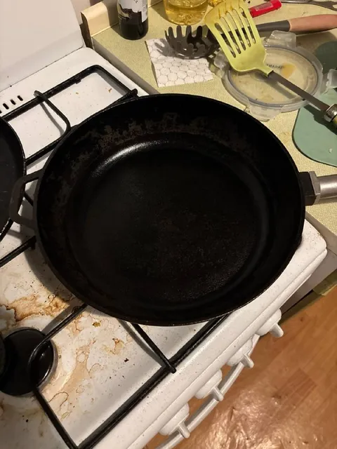Прокаливание чугунной сковороды