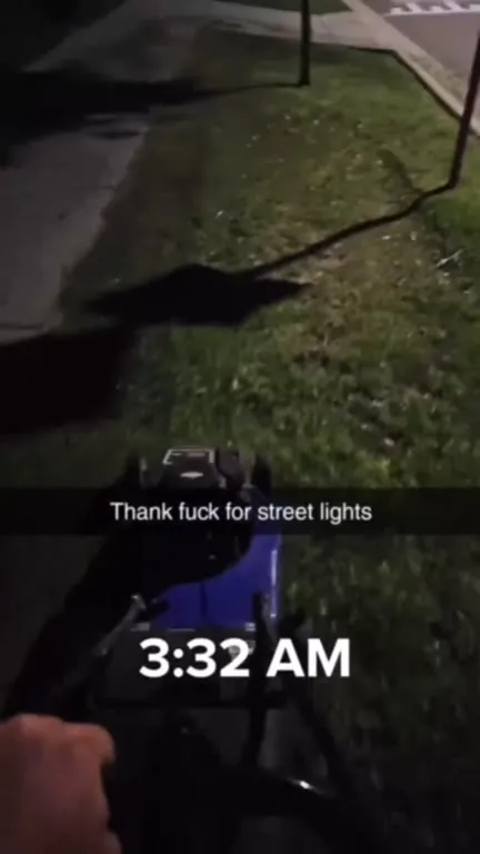 Mowing the Lawn at 3:32 AM