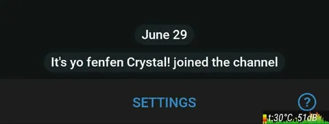 Channel Join Alert Screenshot