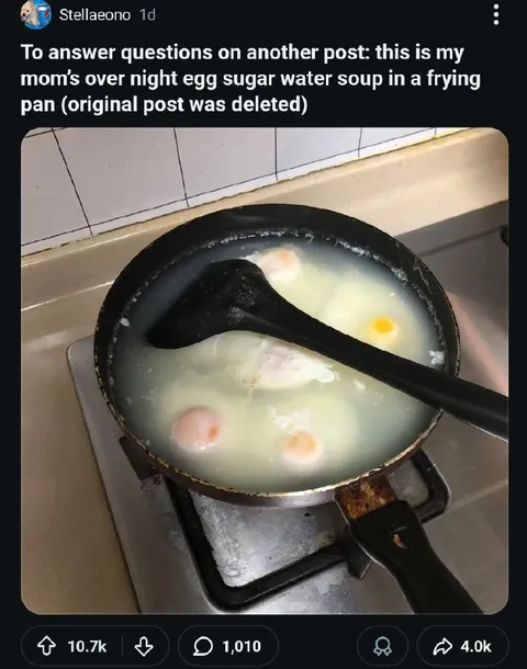Overnight Egg Sugar Water Soup