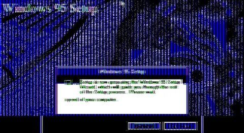 Glitched Windows 95 Setup