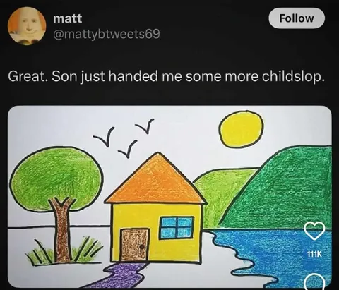 Son Hands Over More Childslop