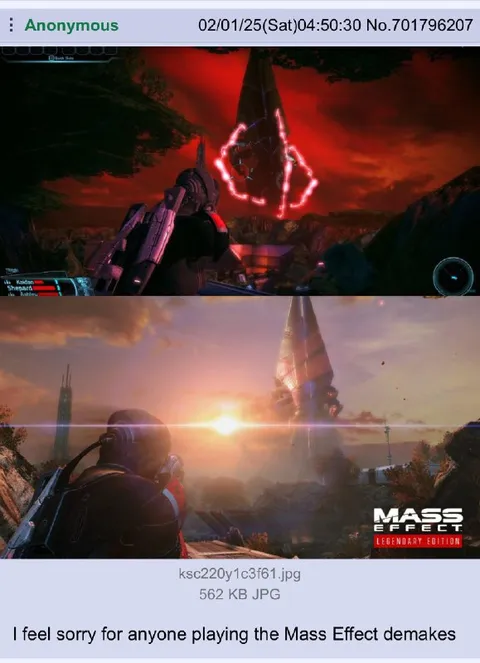 Mass Effect Demake Comparison