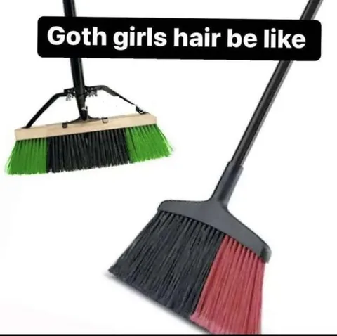 Goth Girls Hair Be Like