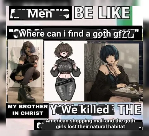 Where Can I Find a Goth GF