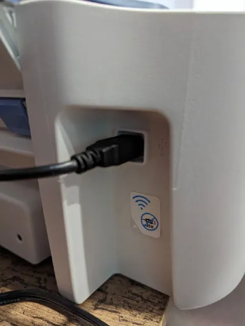 No USB Port Sticker