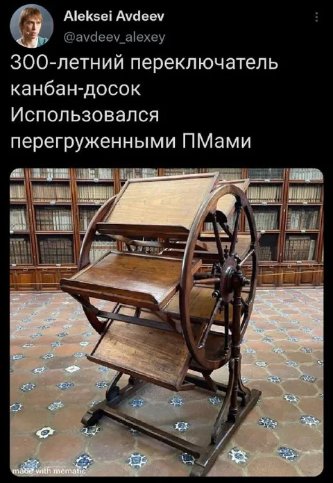 300-летний переключатель канбан-досок