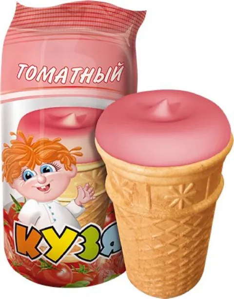 Томатный Кузя с мороженым