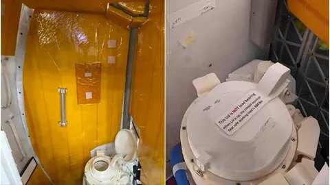 Space Toilet Warning