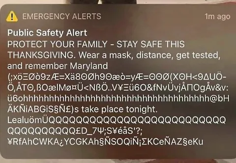 Corrupted Emergency Alert